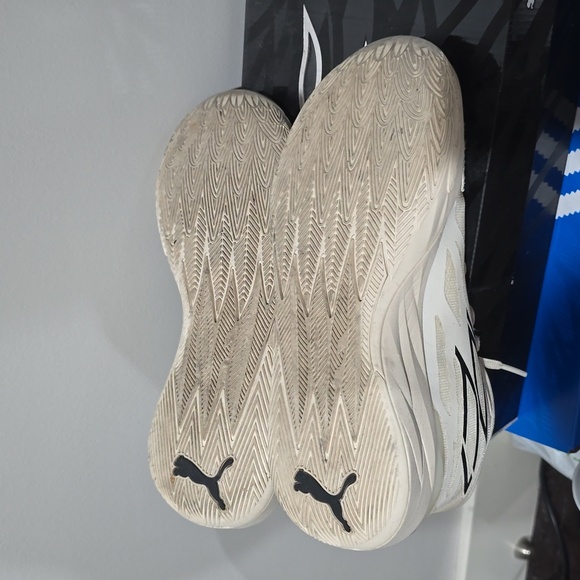 PUMA LAMELO BALL MB02 WHISPERS FROSTED IVORY BLACK SNEAKERS SHOES 9.5 - Picture 11 of 11